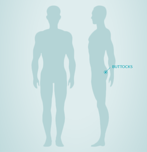buttocks