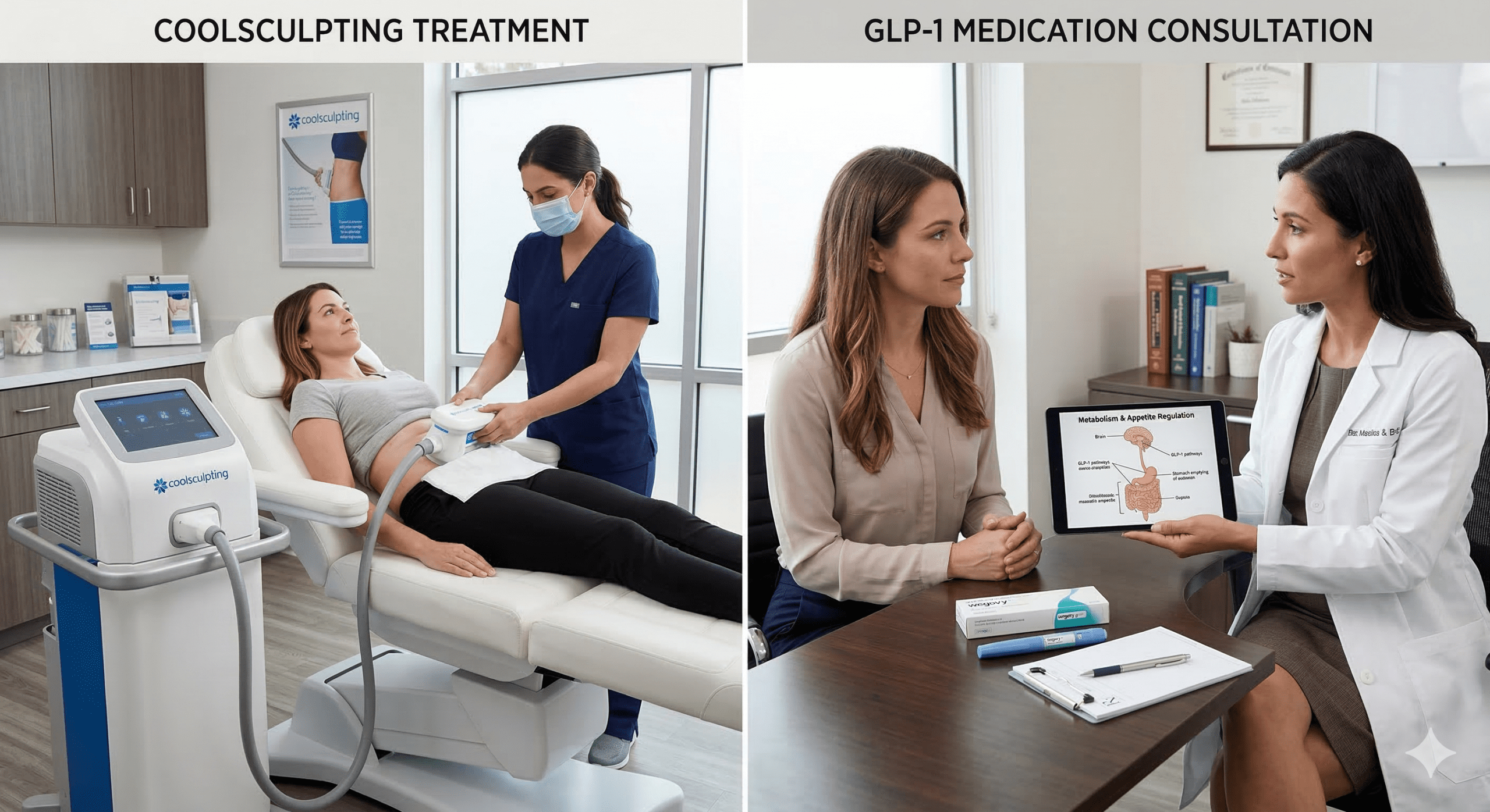 Coolsculpting vs GLP-1